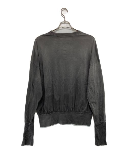 barbell object（バーベルオブジェクト）barbell object (バーベルオブジェクト) FADE L/S TOP グレー サイズ:Fの古着・服飾アイテム
