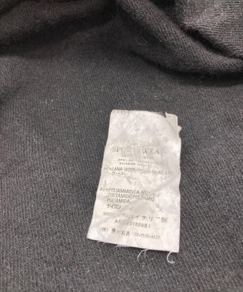 STONE ISLAND（ストーンアイランド）STONE ISLAND (ストーンアイランド) Vネックニット ブラック サイズ:Mの古着・服飾アイテム