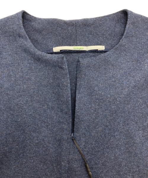 CCP（シーシーピー）CCP (シーシーピー) センタージップカットソー ブルー サイズ:Sの古着・服飾アイテム