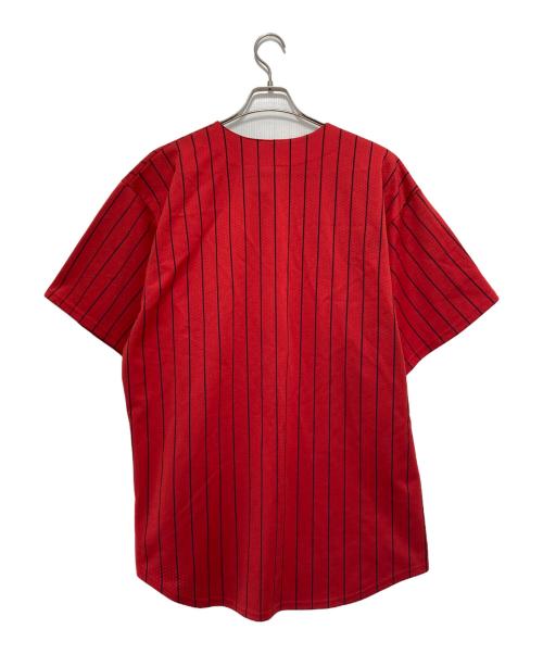 Majestic（マジェスティック）Majestic (マジェスティック) ゲームシャツ レッド サイズ:XLの古着・服飾アイテム