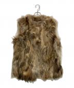 Ron Herman×MEATPACKING Dロンハーマン×ミートパッキングディー）の古着「ファーベスト」｜ベージュ