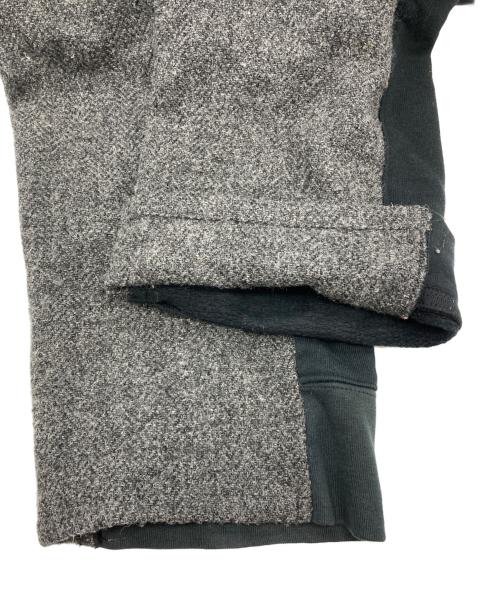 UNDERCOVERISM（アンダーカバーイズム）UNDERCOVERISM (アンダーカバーイズム) ウール切替スウェットパンツ グレー×ブラック サイズ:LARGEの古着・服飾アイテム