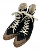 UNDERCOVERISMアンダーカバーイズム）の古着「フロッキースニーカー」｜ブラック