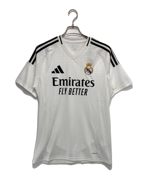 adidas（アディダス）adidas (アディダス) レアルマドリード 24/25 レプリカユニフォーム ホワイト サイズ:L 未使用品の古着・服飾アイテム