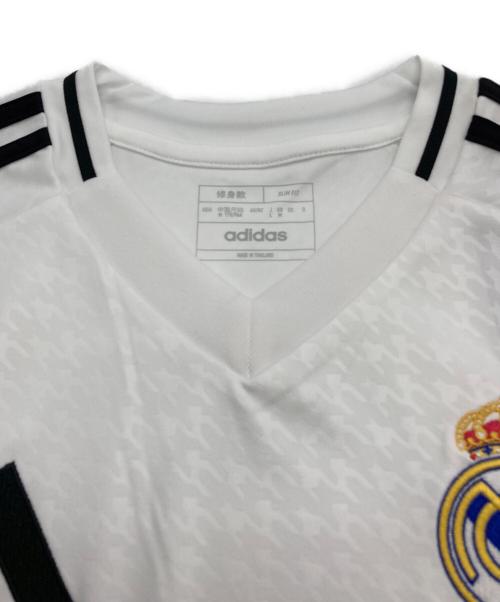 adidas（アディダス）adidas (アディダス) レアルマドリード 24/25 レプリカユニフォーム ホワイト サイズ:L 未使用品の古着・服飾アイテム