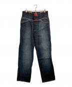 MARITHE+FRANCOIS GIRBAUDマリテフランソワジルボー）の古着「デニムパンツ」｜ネイビー