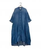 Healthy DENIMヘルシーデニム）の古着「デニムシャツワンピース」｜インディゴ