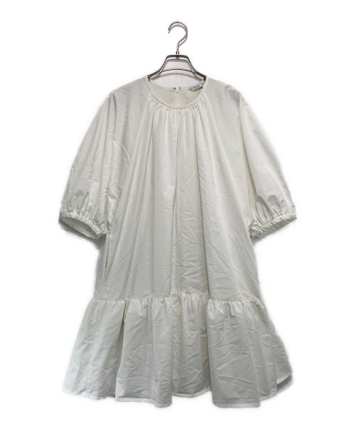 CLANE（クラネ）CLANE (クラネ) PUFF MINI ONE PIECE ホワイト サイズ:2の古着・服飾アイテム