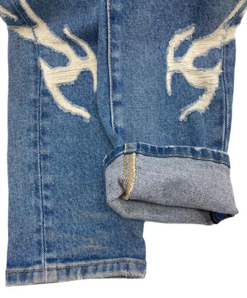 DIESEL（ディーゼル）DIESEL (ディーゼル) D-STRUKT ダメージデニムパンツ スカイブルー サイズ:W30L30の古着・服飾アイテム