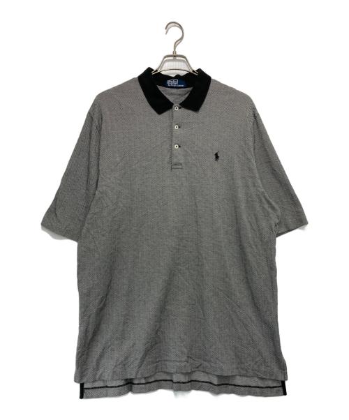 POLO RALPH LAUREN（ポロ・ラルフローレン）POLO RALPH LAUREN (ポロ・ラルフローレン) ヘリンボーンポロシャツ グレー サイズ:-の古着・服飾アイテム
