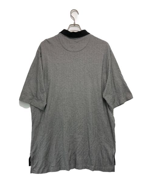 POLO RALPH LAUREN（ポロ・ラルフローレン）POLO RALPH LAUREN (ポロ・ラルフローレン) ヘリンボーンポロシャツ グレー サイズ:-の古着・服飾アイテム