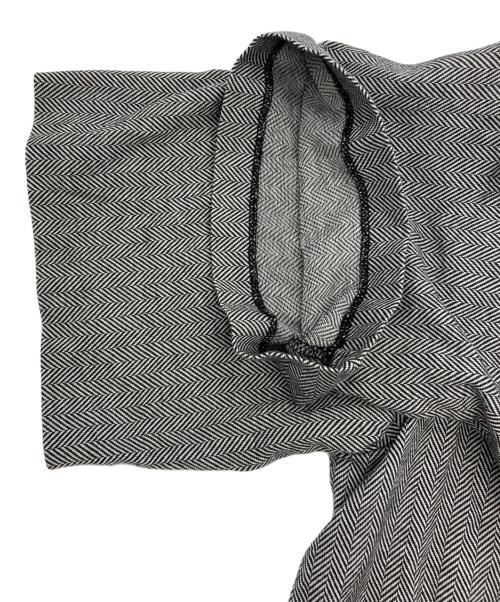 POLO RALPH LAUREN（ポロ・ラルフローレン）POLO RALPH LAUREN (ポロ・ラルフローレン) ヘリンボーンポロシャツ グレー サイズ:-の古着・服飾アイテム