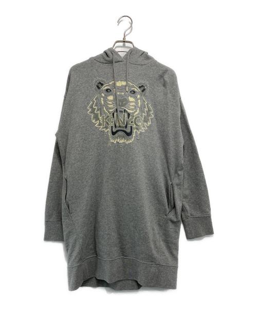 KENZO（ケンゾー）KENZO (ケンゾー) フードワンピース グレー サイズ:Sの古着・服飾アイテム