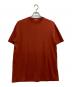 AURALEE（オーラリー）の古着「シームレスクルーネック半袖Tシャツ」｜オレンジ