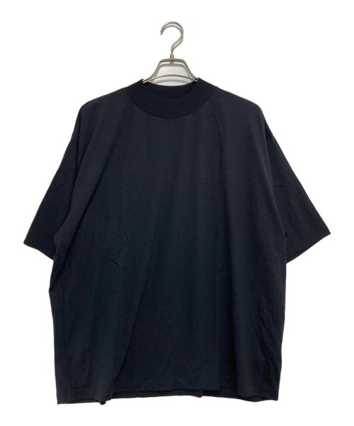 AURALEE（オーラリー）AURALEE (オーラリー) WOOL JERSEY MOCK-NECK TEE ブラック サイズ:3の古着・服飾アイテム