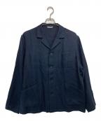 AURALEEオーラリー）の古着「LINEN DOUBLE FACE BLOUSON」｜ネイビー