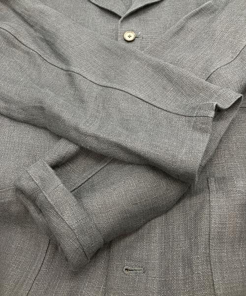 AURALEE（オーラリー）AURALEE (オーラリー) LINEN DOUBLE FACE BLOUSON ネイビー サイズ:3の古着・服飾アイテム