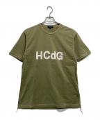 COMME des GARCONS HOMMEコムデギャルソン オム）の古着「プリントTシャツ」｜オリーブ