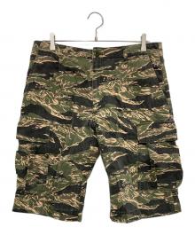 JUNYA WATANABE COMME des GARCONS MAN PINK（ジュンヤワタナベ コムデギャルソンマン ピンク）の古着「タイガーカモハーフパンツ」｜オリーブ