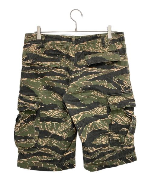JUNYA WATANABE COMME des GARCONS MAN PINK（ジュンヤワタナベ コムデギャルソンマン ピンク）JUNYA WATANABE COMME des GARCONS MAN PINK (ジュンヤワタナベ コムデギャルソンマン ピンク) タイガーカモハーフパンツ オリーブ サイズ:Sの古着・服飾アイテム