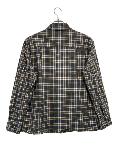 MHL（エムエイチエル）MHL (エムエイチエル) チェックシャツ グレー サイズ:Mの古着・服飾アイテム