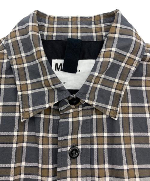 MHL（エムエイチエル）MHL (エムエイチエル) チェックシャツ グレー サイズ:Mの古着・服飾アイテム