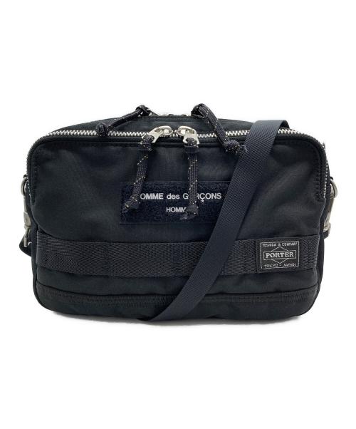 COMME des GARCONS HOMME（コムデギャルソン オム）COMME des GARCONS HOMME (コムデギャルソン オム) PORTER (ポーター) コーデュラエステルバッグ ブラックの古着・服飾アイテム