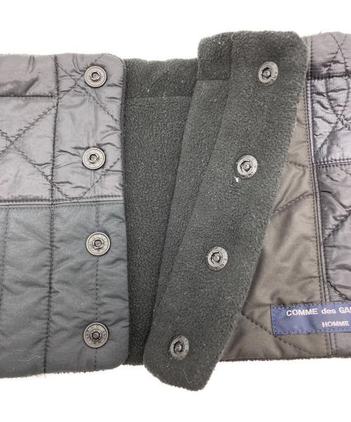 COMME des GARCONS HOMME（コムデギャルソン オム）COMME des GARCONS HOMME (コムデギャルソン オム) ネックウォーマー ブラックの古着・服飾アイテム
