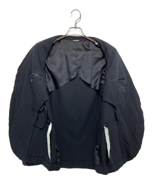 COMME des GARCONS HOMME DEUX（コムデギャルソン オム ドゥ）COMME des GARCONS HOMME DEUX (コムデギャルソン オム ドゥ) ポリ縮絨ジャケット ブラック サイズ:XSの古着・服飾アイテム