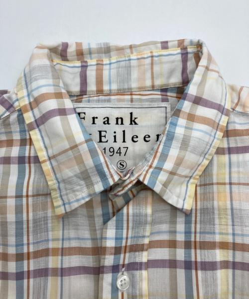 Frank&Eileen（フランクアンドアイリーン）Frank&Eileen (フランクアンドアイリーン) FINBER/SGPP コットンリネンチェックシャツ マルチカラー サイズ:Sの古着・服飾アイテム