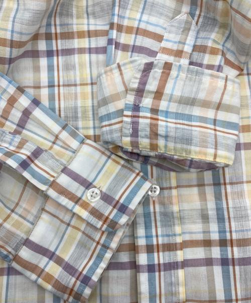 Frank&Eileen（フランクアンドアイリーン）Frank&Eileen (フランクアンドアイリーン) FINBER/SGPP コットンリネンチェックシャツ マルチカラー サイズ:Sの古着・服飾アイテム