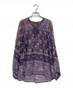 R.H.Vintageロンハーマン・ヴィンテージ）の古着「総柄ブラウス」｜パープル