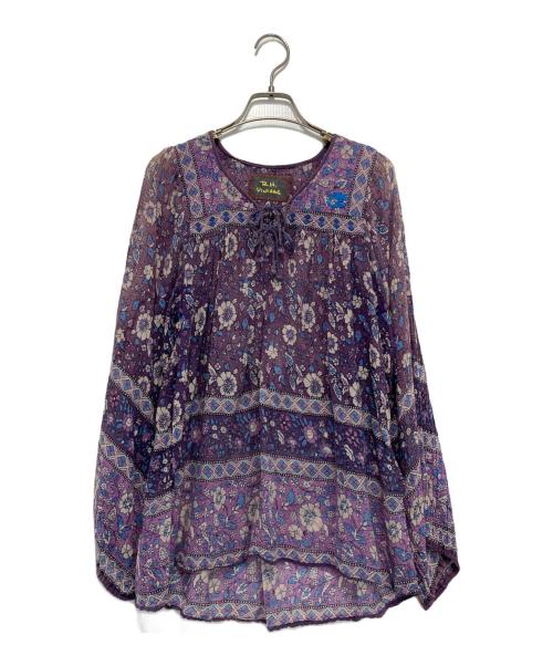 R.H.Vintage（ロンハーマン・ヴィンテージ）R.H.Vintage (ロンハーマン・ヴィンテージ) 総柄ブラウス パープル サイズ:-の古着・服飾アイテム