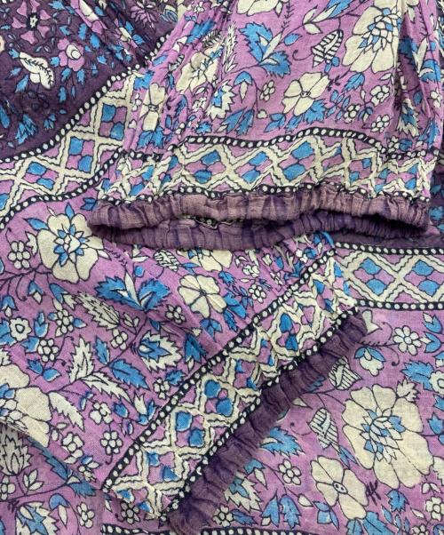 R.H.Vintage（ロンハーマン・ヴィンテージ）R.H.Vintage (ロンハーマン・ヴィンテージ) 総柄ブラウス パープル サイズ:-の古着・服飾アイテム