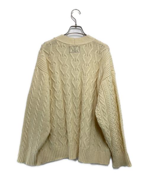 R.H.Vintage（ロンハーマン・ヴィンテージ）R.H.Vintage (ロンハーマン・ヴィンテージ) ニットカーディガン アイボリー サイズ:XSの古着・服飾アイテム