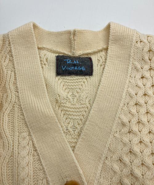 R.H.Vintage（ロンハーマン・ヴィンテージ）R.H.Vintage (ロンハーマン・ヴィンテージ) ニットカーディガン アイボリー サイズ:XSの古着・服飾アイテム