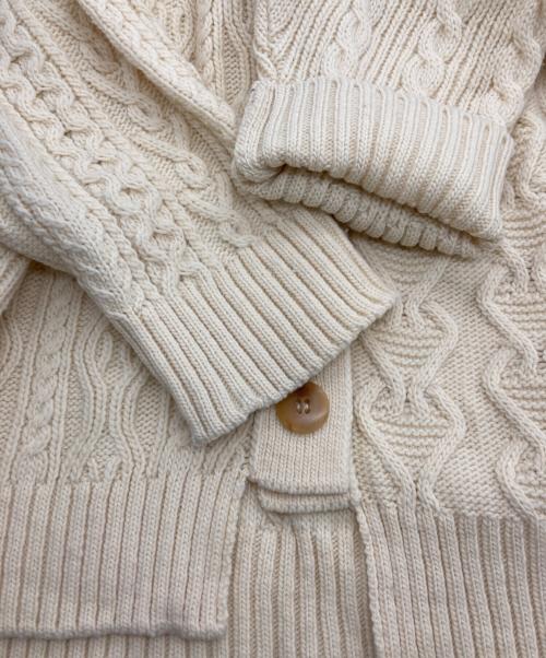 R.H.Vintage（ロンハーマン・ヴィンテージ）R.H.Vintage (ロンハーマン・ヴィンテージ) ニットカーディガン アイボリー サイズ:XSの古着・服飾アイテム