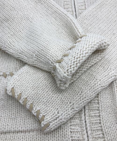 R.H.Vintage（ロンハーマン・ヴィンテージ）R.H.Vintage (ロンハーマン・ヴィンテージ) カウチンニットジャケット アイボリー サイズ:-の古着・服飾アイテム