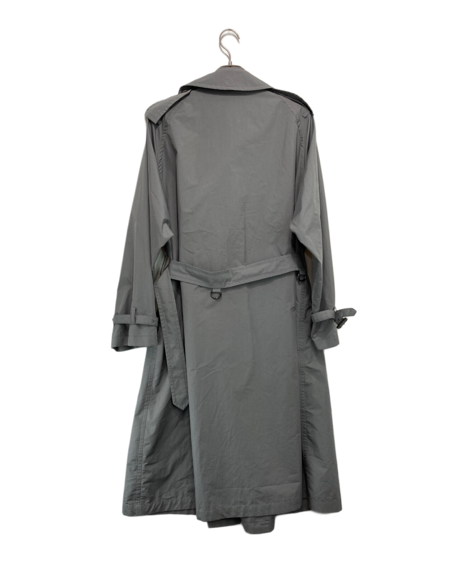 新品未使用　オーラリー　AURALEE ビッグトレンチコート　グレー　Lサイズ AURALEE BIG TRENCH COAT ． | andPheb Staff Blog