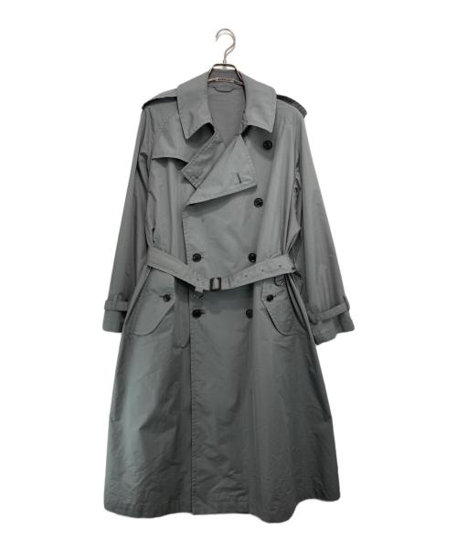 AURALEE（オーラリー）AURALEE (オーラリー) FINX POLYESTER BIG TRENCH COAT グレー サイズ:4の古着・服飾アイテム