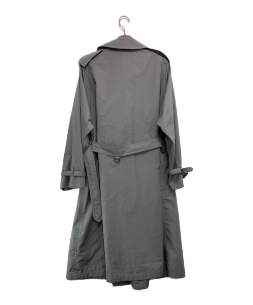 AURALEE（オーラリー）AURALEE (オーラリー) FINX POLYESTER BIG TRENCH COAT グレー サイズ:4の古着・服飾アイテム