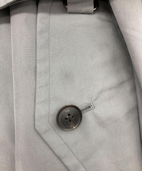 AURALEE（オーラリー）AURALEE (オーラリー) FINX POLYESTER BIG TRENCH COAT グレー サイズ:4の古着・服飾アイテム