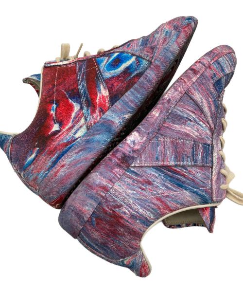 Maison Margiela 22（メゾンマルジェラ）Maison Margiela 22 (メゾンマルジェラ 22) Replica Low Colour Mix Sneaker ブルー×ピンク サイズ:43の古着・服飾アイテム