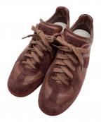 Maison Margielaメゾンマルジェラ）の古着「レプリカレザースニーカー」｜ブラウン