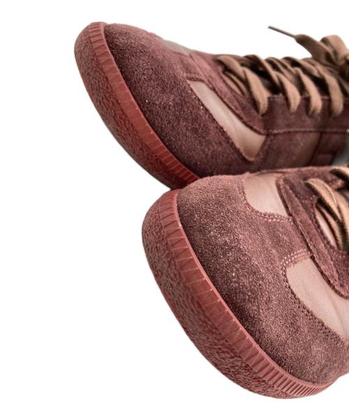 Maison Margiela（メゾンマルジェラ）Maison Margiela (メゾンマルジェラ) レプリカレザースニーカー ブラウン サイズ:42の古着・服飾アイテム