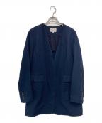 BEAUTY&YOUTHビューティーアンドユース）の古着「ハウンドトゥースミドルジャケット」｜ネイビー