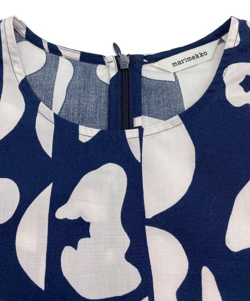 marimekko（マリメッコ）marimekko (マリメッコ) 長袖ブラウス ネイビー サイズ:38の古着・服飾アイテム