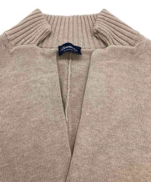 Drumohr（ドルモア）Drumohr (ドルモア) コットンニットジャケット ベージュ サイズ:46の古着・服飾アイテム