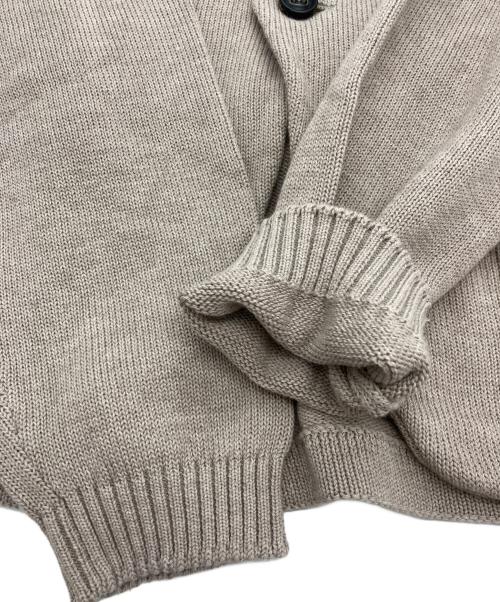 Drumohr（ドルモア）Drumohr (ドルモア) コットンニットジャケット ベージュ サイズ:46の古着・服飾アイテム