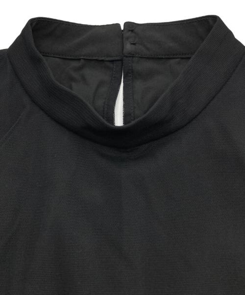 CAPRICIEUX LE'MAGE（カプリシューレマージュ）CAPRICIEUX LE'MAGE (カプリシューレマージュ) チュールハイネックワンピース ブラック サイズ:PSの古着・服飾アイテム